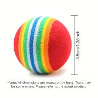 Juguete Para Gatos Interactivo Bola De Esponja Suave Para Mascotas Interior Ideal Para Gatos Jóvenes Y Adultos Juguete Favorito Para Gatos - details 5