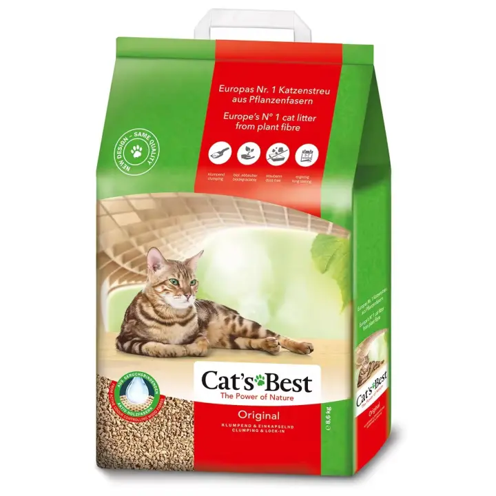 Cat's Best Original -  Lecho aglomerante Ecológico para gatos - 1