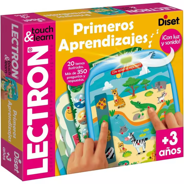 Diset - Lectron Touch con más de 20 temas educativos, Juguete educativo para niños a partir de 3 años (00302) - 1