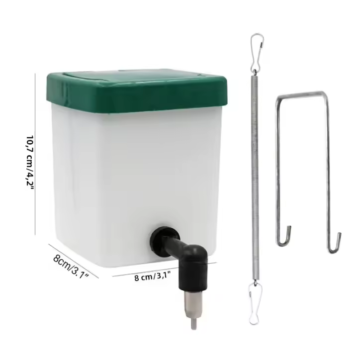 Dispensador De Agua Para Conejos Y Hamsters Equipo Automático De Bebida Y Alimentación Tanque De Agua 500ML/1000ML Suministros Para Animales De Compañía - 1