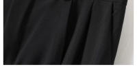 Pantalones Casuales Para Hombre Con Cintura Elástica Y Pierna Delgada Estilo Coreano Pliegues Ajustados Pantalones De Chaqueta Trenzados Callejeros - details 23