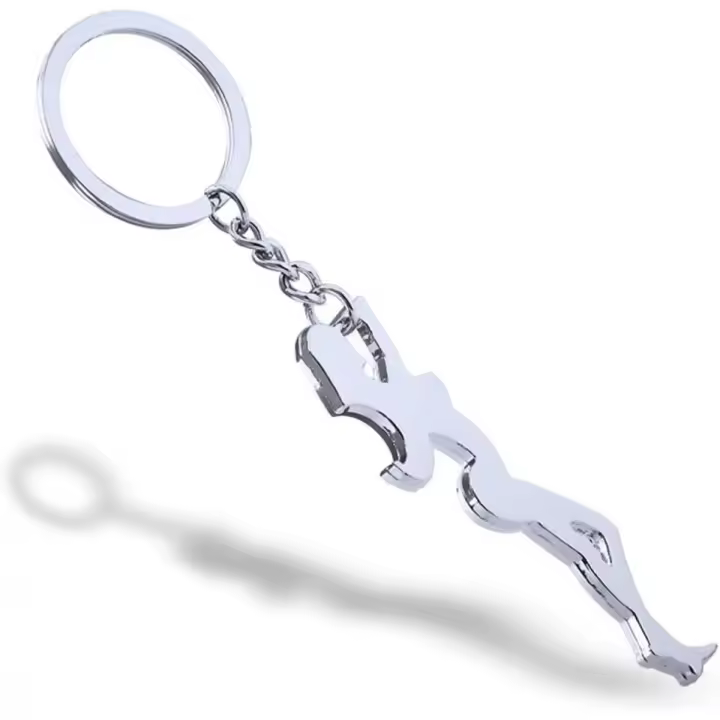 Llavero abridor de botellas con forma de niña, colgante abridor de botellas, llavero abridor de cerveza, llavero multiusos, accesorio, regalo para hombres y mujeres. - 1