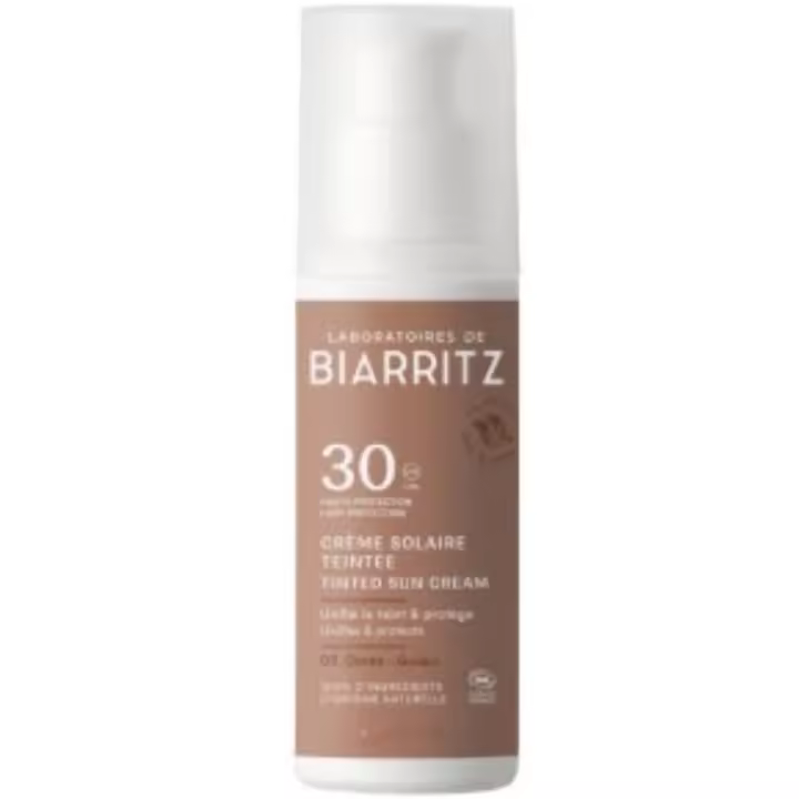 Crema Solar Facial Color Golden SPF30 Bio 50ml Biarritz - 1