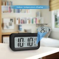 Reloj despertador digital acualizado, Pantalla LED de 4,3 pulgadas con temperatura portátil con Despertadores with Pilas junto a la cama - details 2