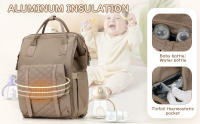 Mochila De Diaper Grande Para Bebés Niños Y Niñas Multifuncional Impermeable Estilosa Para Viajes Bolsa De Bebé Para Madres Y Padres Maternidad - details 2