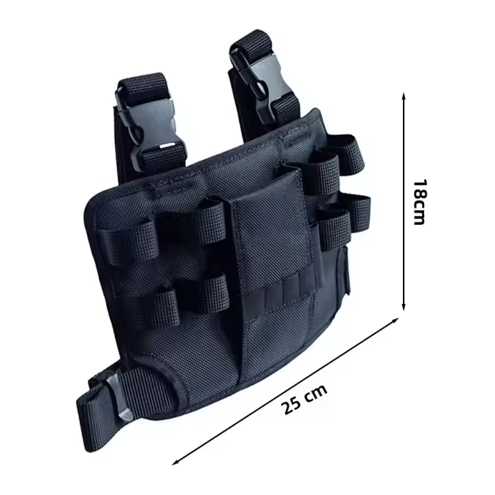 Bolsa De Herramientas Multifuncional Para Hombres Con Clip De Cinturón Organizador De Herramientas Para Pierna Adecuado Para Electricistas Y Carpinteros - 1