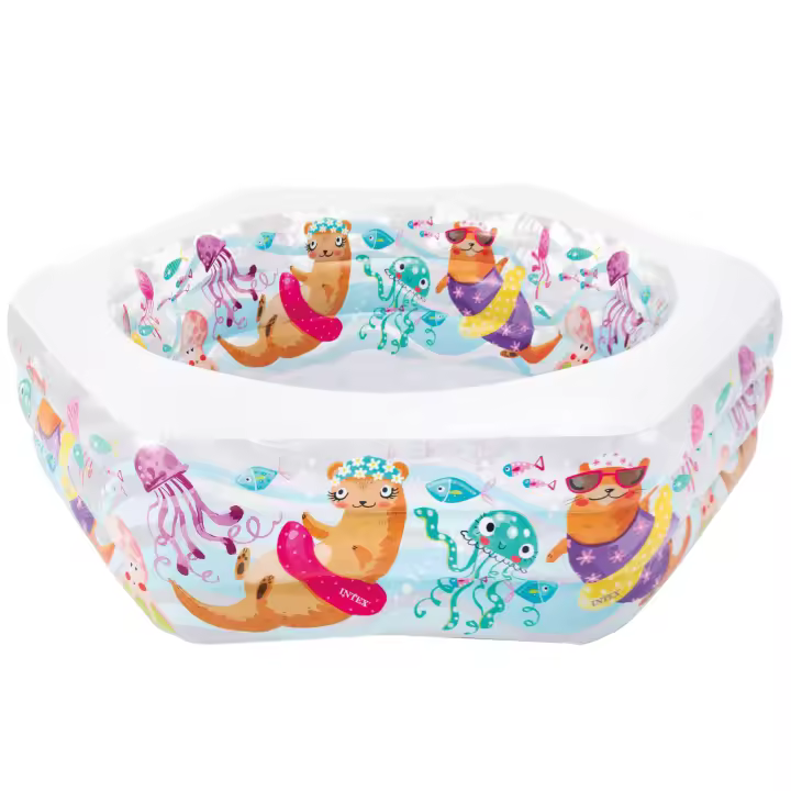 Piscina hinchable intex hexagonal 191x178x61 cm - 510 l - 1