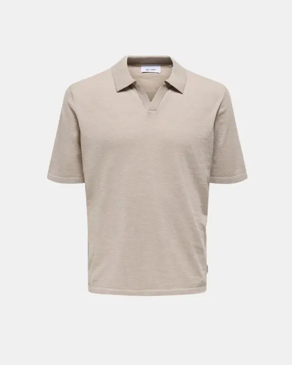 ONLY & SONS 22031851 GEORGE Camisetas Manga corta Hombre Beige - 1