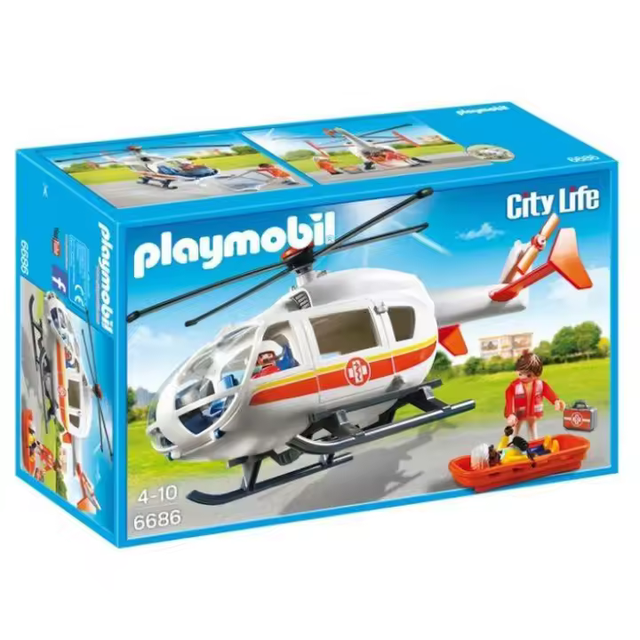 PLAYMOBIL 6686 HELICOPTERO EMERGENCIAS SANITARIAS - 1