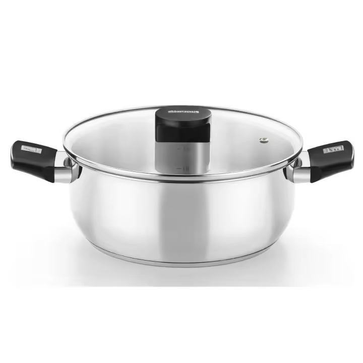 CACEROLA MONIX ELITE 30CM CON TAPA VIDRIO (M240330) - 1