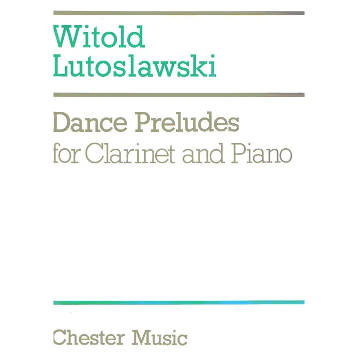 LUTOSLAWSKI W.-Dance Preludes (1954) para Clarinete y Piano - 1