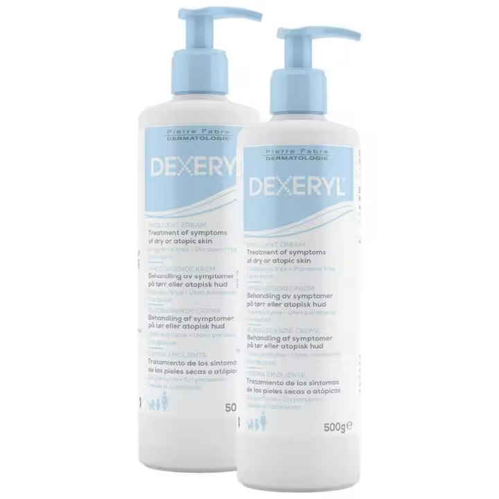 Dexeryl Crema Emoliente Piel Seca Atã³Pica 2X500G - 1