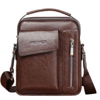 Bolso De Hombro Vintage Para Hombres Bolsos Cruzados Retro Con Cierre De Cremallera Bolsa De Mano De Nylon Para Occasiones Versátiles - details 3