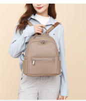 Nueva mochila informal de cuero suave para mujer, moderna y de alta gama, con gran capacidad para desplazamientos diarios. - details 9