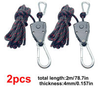 Tirador De Cuerda De Acampada 4mm Herramienta De Ajuste De Cuerda Con Pulleyo Para Toldo Y Canopy Color Negro/Blanco/Azul - details 6