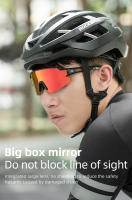 Gafas De Bicicleta ROCKBROS Con Marco Miopía Lentes Polarisados UV400 Deportes Al Aire Libre Gafas De Ojos Para MTB Y Ciclismo En Carretera Unisex - details 6