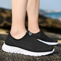 Zapatillas De Tenis Para Hombre YRZL Talla Grande Transpirables De Malla Antideslizantes Ligeros Para Caminar Y Deporte - details 9