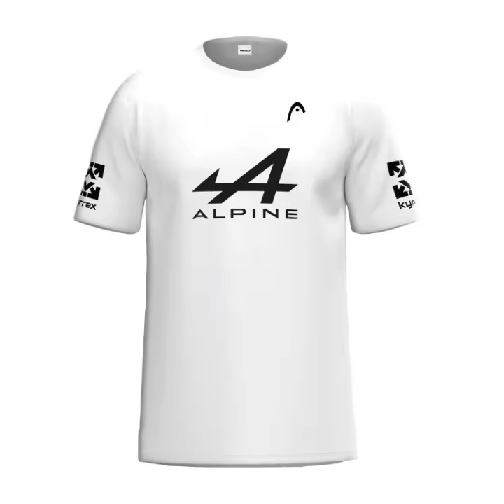 Camiseta Head Arturo Coello Blanco Negro - 1