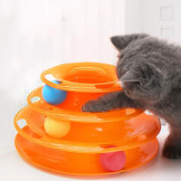Juguete Interactivo Para Gatos Torre Espacial Con Rueda Y Caminos Tridimensionales Juguetes Educativos Para Diversion Inclusivo - details 0