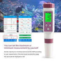 Medidor De Calidad Del Agua 7 En 1 APWIKOGER Con Escala De 0-14 Para Acuarios Y Piscinas Medición De pH ORP Salinidad TDS Temporada Y Salinidad - details 6