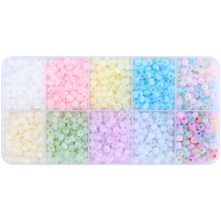 Set De 1 Bag De 4mm Cuentas De Vidrio Para Ojos De Gato Para Fabricación De Joyas Regalo De Cumpleaños DIY Manualidades - 1