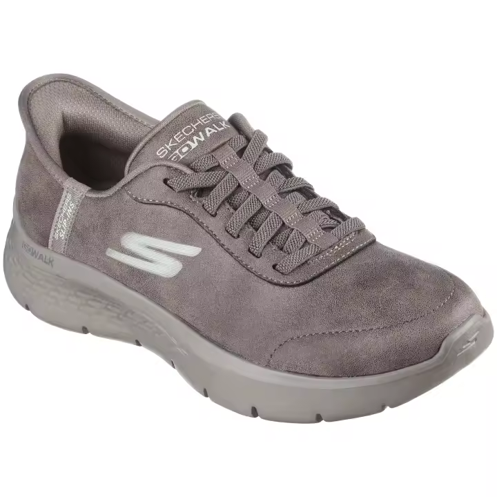Zapatillas marca Skechers modelo 124837Char para mujer en color gris - 1