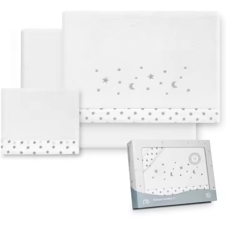 🛏️Cómodas sábanas de coralina para Cuna bebé Estrella 2 Colores: suavidad y calidez en cada noche-Interbaby🛏️ - 1