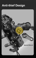 Cargador Inalámbrico Universal Para Moto Soporte De Carga Rápida Doble Antirrobo Y Anti Vibración Montaje En Manillar De Barra - details 4