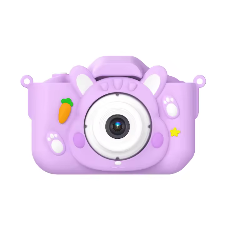 Cámara digital para niños, video HD, pequeña cámara SLR dual, mini juguete de dibujos animados, regalo - 1
