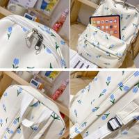 Mochila De Moda Impermeable Para Mujer Con Capacidad Grande Antirrobo Para Viajes Y Escuela Bolsa De Hombro Casual De Nylon - details 5