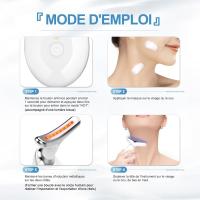 Masajeador facial antiarrugas para Frente, Cuello, de Belleza antiarrugas facial de 7 Colores, 3 Modos - details 3
