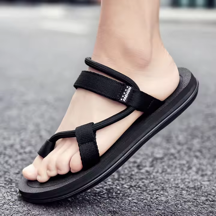 Sandalias Veraniegas Versátiles Transpirables Para Hombres Con Suela Deportiva Y Resistente Ideal Para Playa Y Conducción - 1
