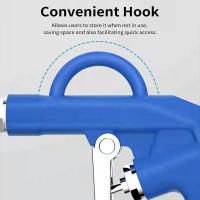 Pistola De Aire De Alta Fluidez Con Boquilla Extendida Herramienta De Limpieza De Polvo Accesorios Para Compresor Pneumático - details 2