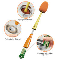 Cepillo De Limpieza 3 En 1 Para Copas Y Termos Con Mango Largo Accesorios De Limpieza De Cocina Eco-amigable Plástico - details 14