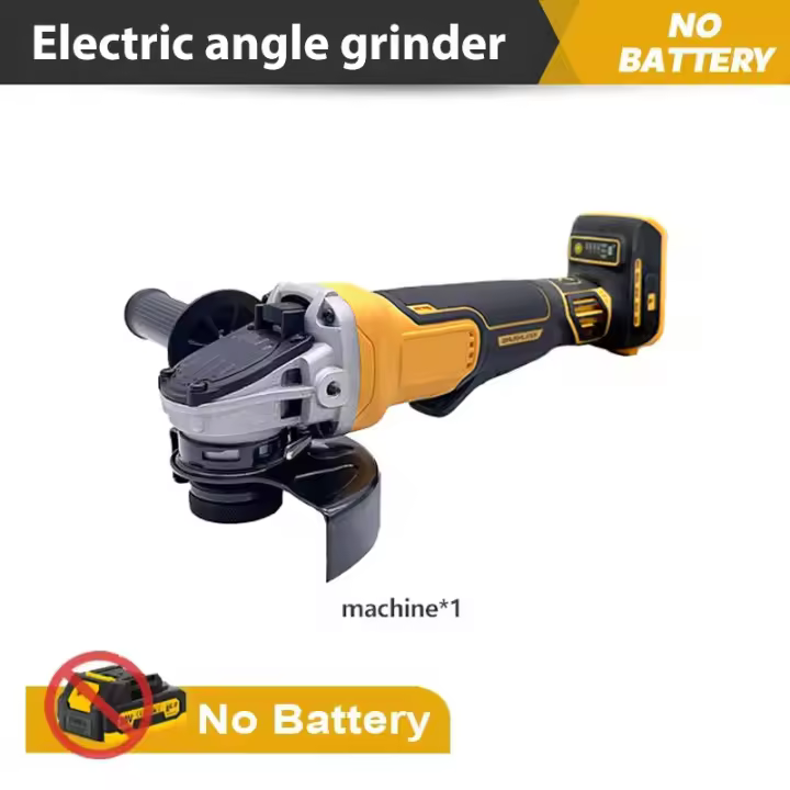 Amoladora angular sin escobillas de 125MM, máquina de corte de Metal MaAchine, pulidora eléctrica de carga para baterías Dewalt de 20V - 1