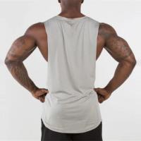 Top De Gimnasio Para Hombre Camiseta Sin Mangas De Algodón Estilo Deportivo Casual Para Verano Color Negro Blanco Azul Gris Rojo Amarillo Tallas M L XL XXL - details 11