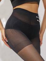 Pantimedias Finas 40D Para Mujeres Pantimedias 400N Para Cintura Y Glúteos Tights Negros Base Con Medias Negras - details 2