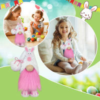 Adorno Decorativo De Pascua En Miniatura Nahuelhut Doll Gnome Con Conejo Ideal Para Decoración De Escritorio Pack De 1 - details 8