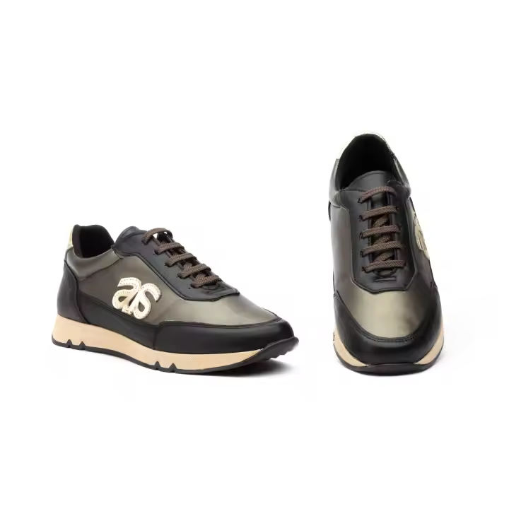 deportiva casual mujer 3444  Zapatillas de Piel Urbanas para Mujer ¡Eleva tu estilo casual con estas zapatillas de piel únicas! Perfectas para un look moderno y cómodo en tu día a día, combinan materiales de calidad con un diseño llamativo.  Fabricadas en - 1