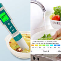 Medidor De pH Digital 7 En 1 ORP/EC/TEMP/SALT/S.G/TDS Para Prueba De Calidad Del Agua Alta Precisión Tester De Pureza De Agua Para Agua Potable - details 5