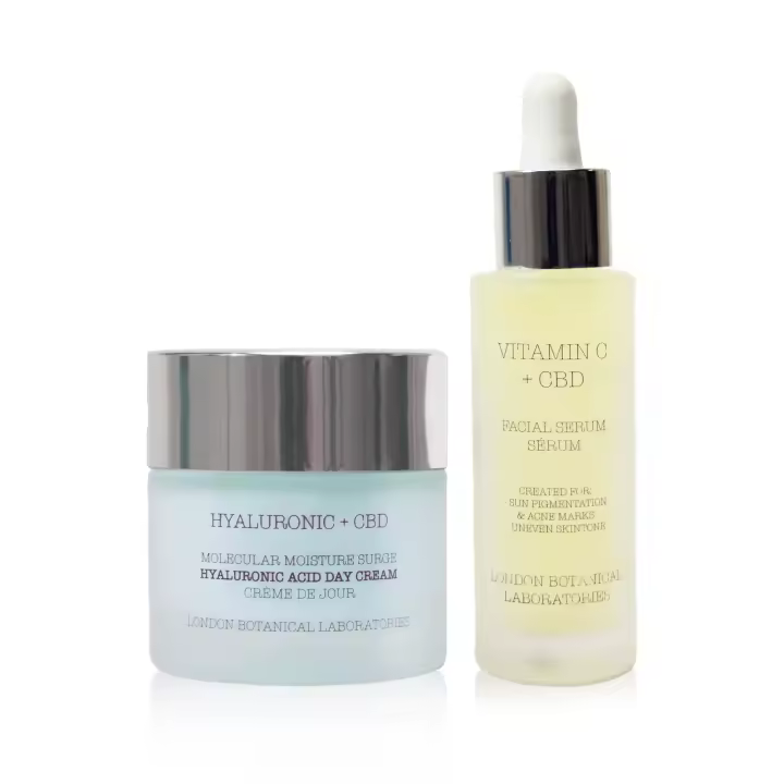 London Botanical Laboratories Crema de día con ácido hialurónico + sérum de vitamina C - 1