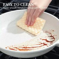 Sartén antiadherente con revestimiento de granito ，tres capas de recubrimiento , excelente antiadherente y tiene una induccion rapida. valida para todo tipo de cocinas. apta para lavavajillas. - details 0