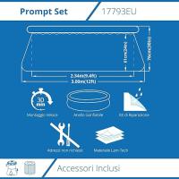 Piscina Autoportante Avenli con Depuradora Incluido | Ø3M X 76cm, 3618 L - details 2