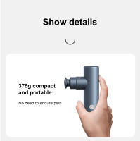Mini Masajeador Eléctrico INSMART Para Musculación Y Deporte Aluminio Profesional Con Vibración Profunda Batería De Litio De 1500mAh - details 14