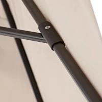 Fornord Sombrilla Parasol 2 x 3 m ConManivela Inclinabre Tubo aluminio ø 48 mm y Tela Poliéster 200 gr ParaTerraza Jardin Camping - details 2