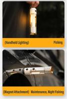 Linterna LED Recargable Super Brillante Con Banco De Energía Y Imán Para Camping Al Aire Libre Y Emergencias - details 9