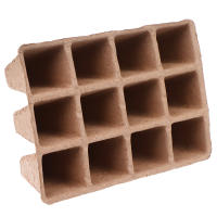 5Pcs Bandeja De Semillero Biodegradable Con 12 Agujeros Para Jardinado Sistema De Crecimiento Hidroponía Herramientas De Plantación - details 13