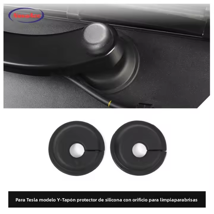 Cubierta Protectora De Silicona Para Tesla Model Y Cubierta De Protección Para Limpia Pantalla Compatible Con Modelos De Coches - 1