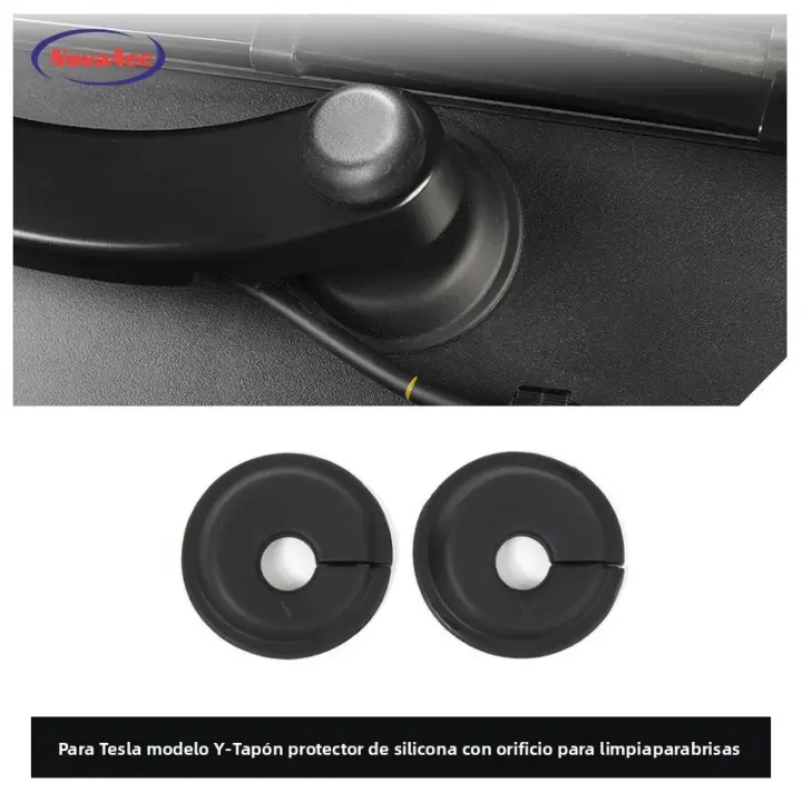 Cubierta Protectora De Silicona Para Tesla Model Y Cubierta De Protección Para Limpia Pantalla Compatible Con Modelos De Coches - 1