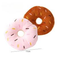 Juguete De Peluche Para Perros Suave Donut Con Sonido De Silbato Juguete Interactivo Para Pequeños Y Medianos Perros Divertido Para Masticar - details 2